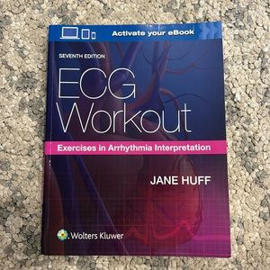 NWT EKG ECG Workout book arrhythmia, interpretation